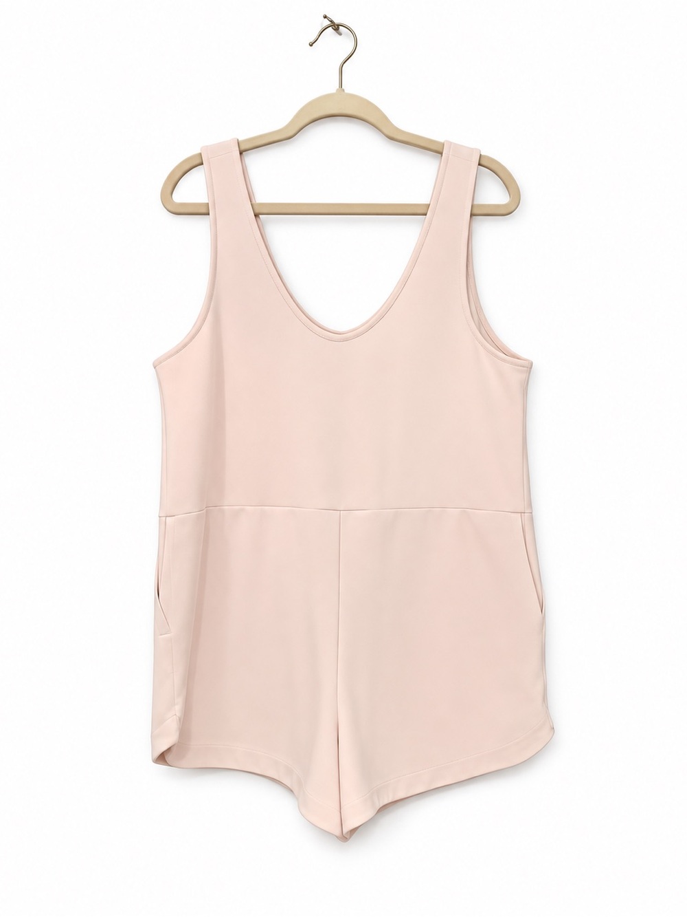 A New Day Blush Scoop-Neck Romper